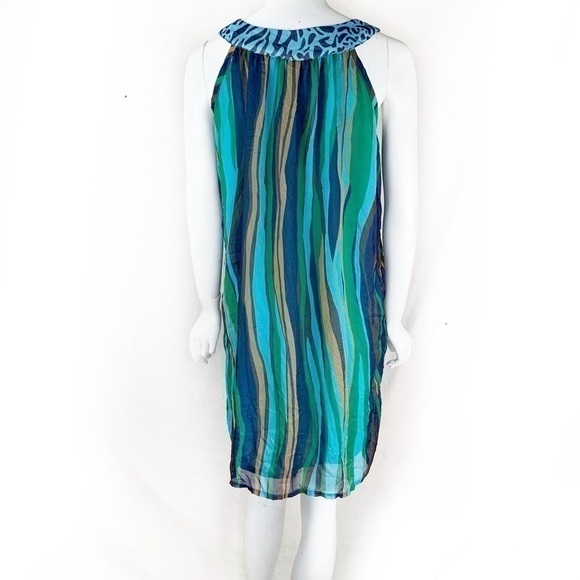 EUC-JACQUELINE Riu Beaded Detail Flowy Shift Dress - Picture 5 of 8